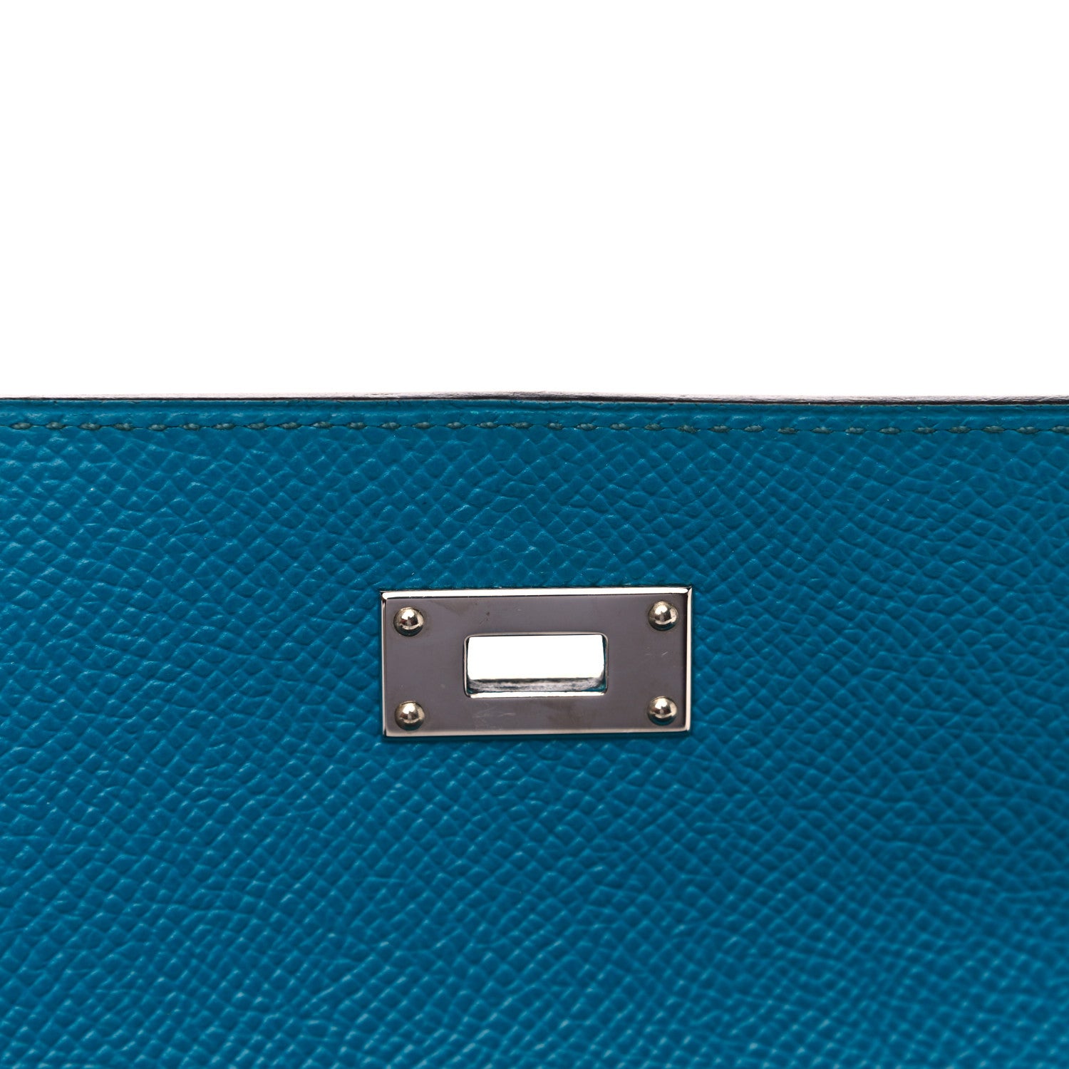 Hermes Epsom Kelly Longue Wallet Bleu Izmir 9 of 13