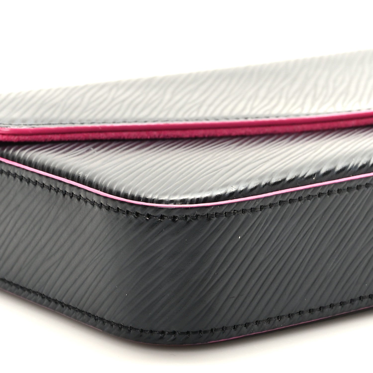 Louis Vuitton Epi Pochette Felicie Black Hot Pink 8 of 9