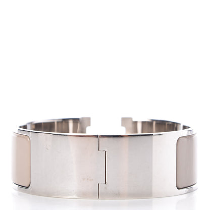 Hermes Enamel Wide Clic Clac H Bracelet PM Marron Glace 3 of 5