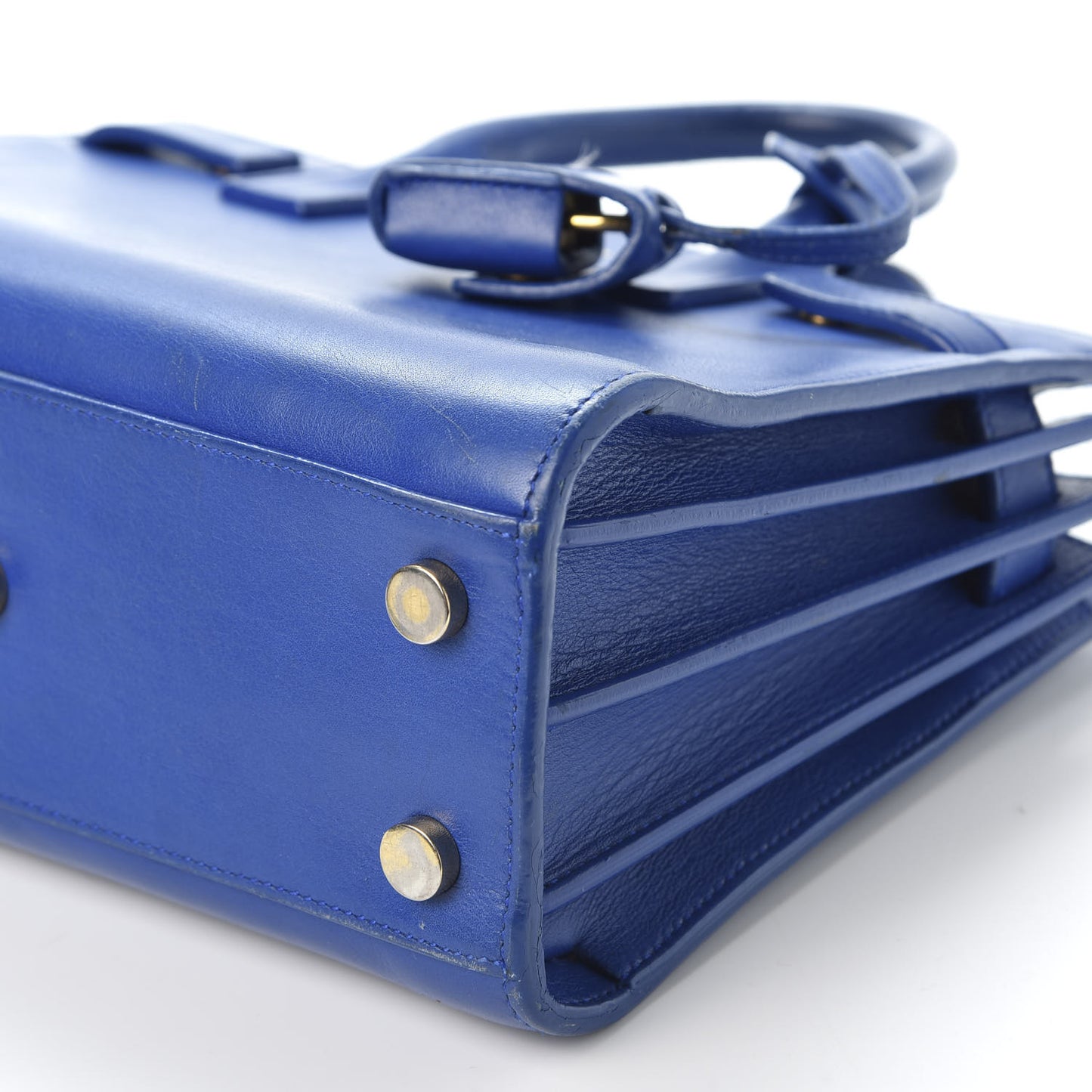 Calfskin Nano Sac De Jour Royal Blue