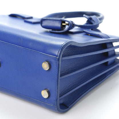 Saint Laurent Calfskin Nano Sac De Jour Royal Blue 6 of 16