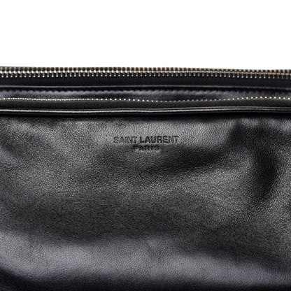 Saint Laurent Lambskin Subway Belt Bag Black 10 of 11