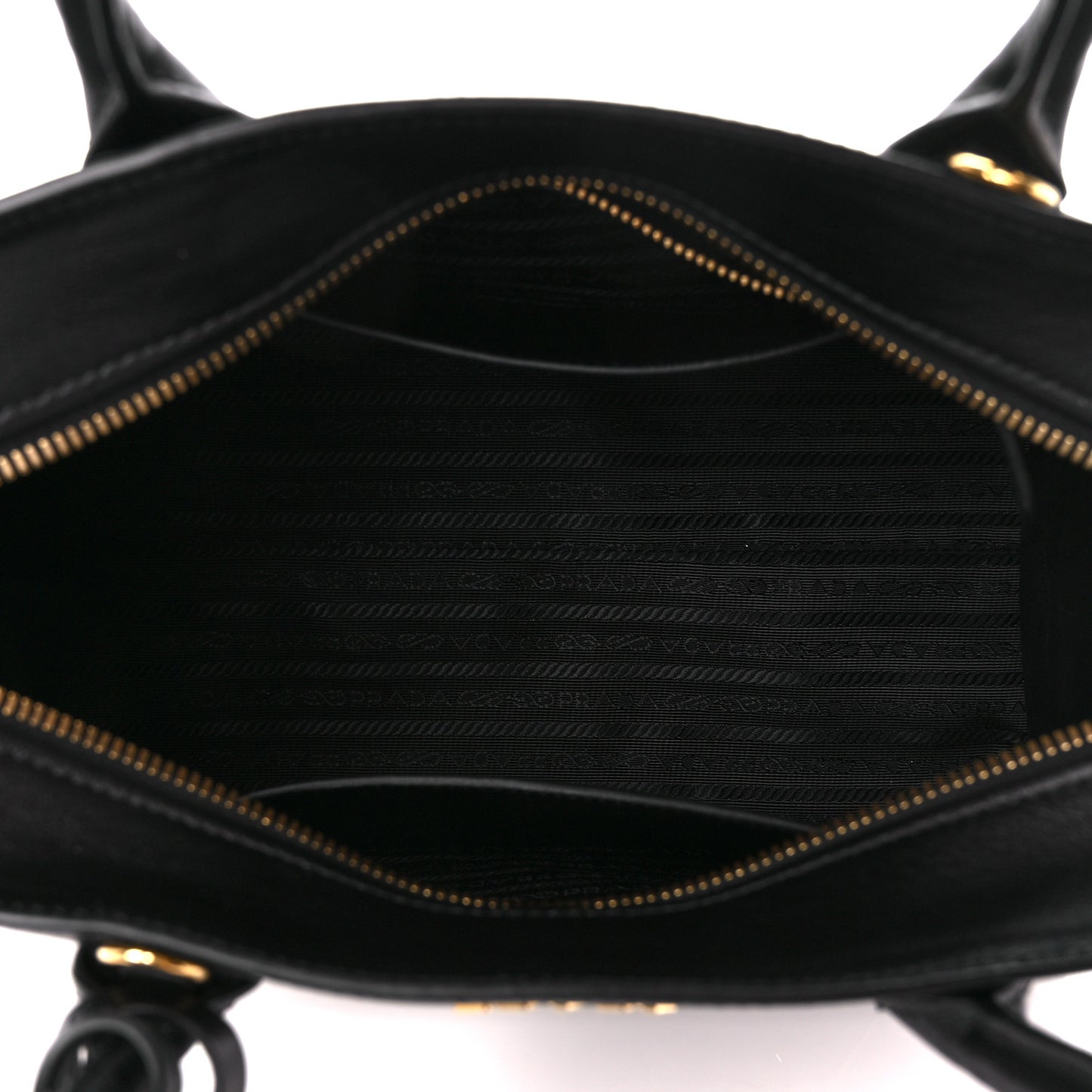 Saffiano City Calfskin Medium Esplanade Tote Mercurio Black