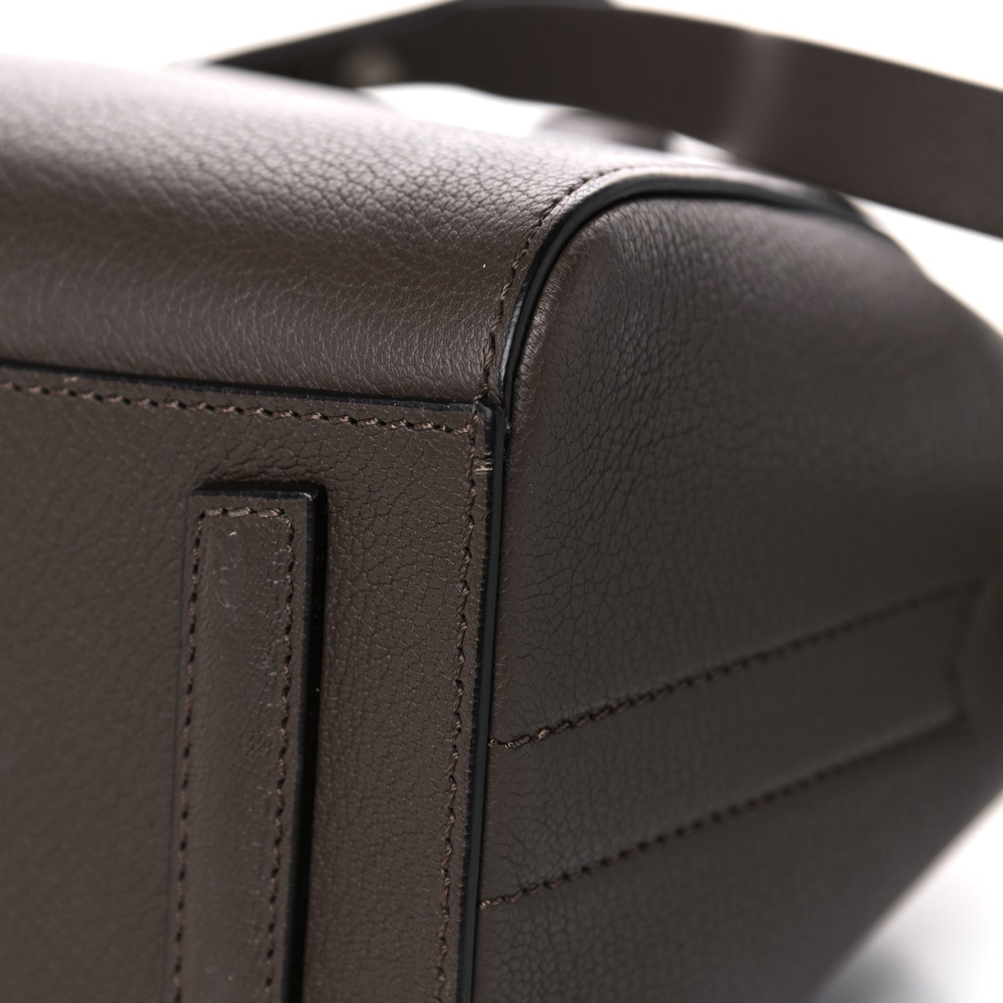 Sugar Goatskin Mini Antigona Heather Grey