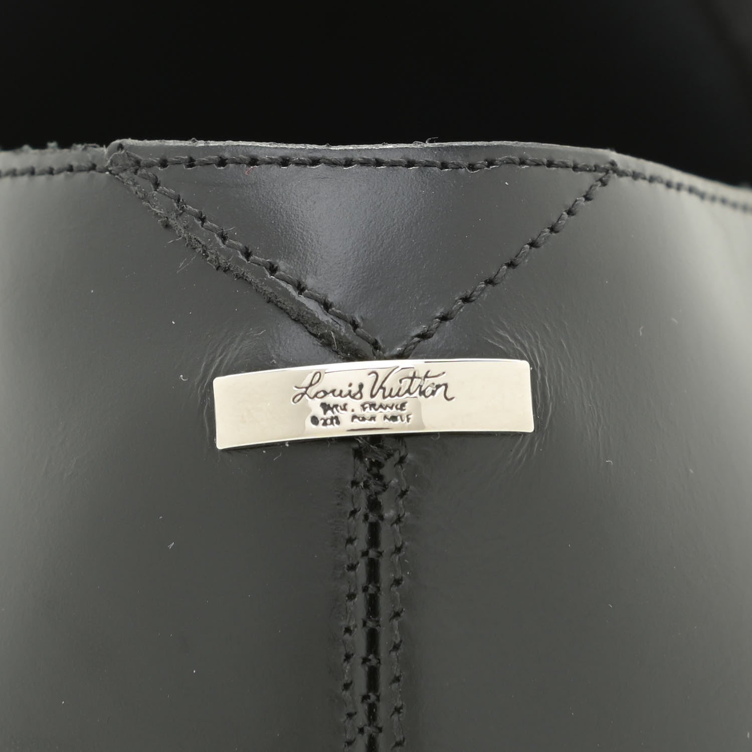 Louis Vuitton Calfskin Mens Formal Derby Shoes 8.5 Black 15 of 15