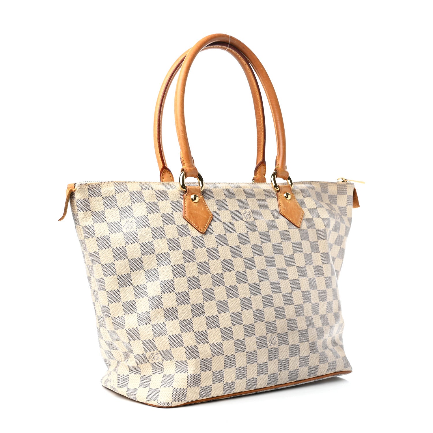 Louis Vuitton Damier Azur Saleya MM 3 of 10