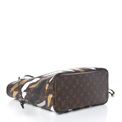 Louis Vuitton X LOL Monogram Neverfull MM Gold Silver 4 of 10