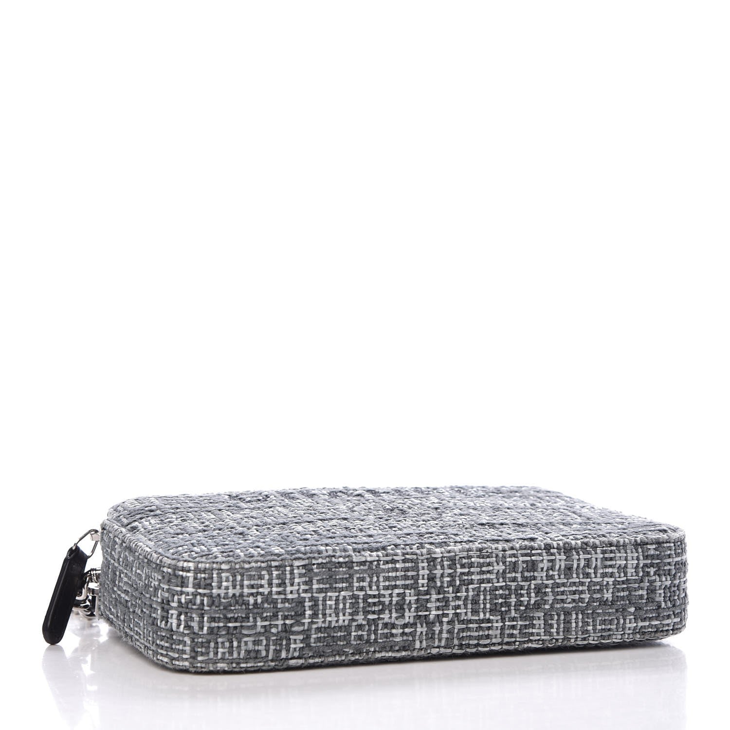 Chanel Canvas Small Deauville Clutch With Chain Charcoal 4 of 8