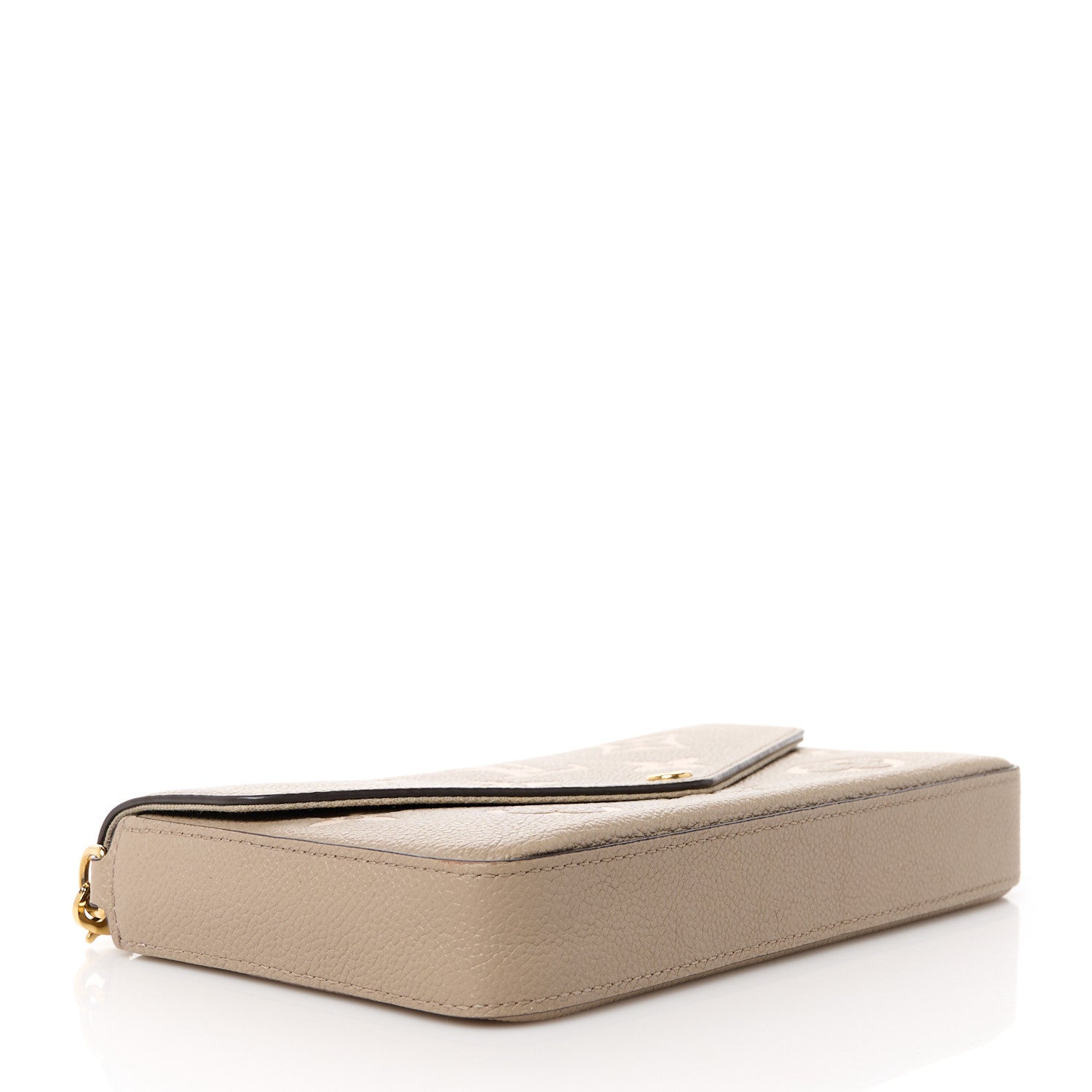 Louis Vuitton Empreinte Monogram Giant Felicie Pochette Tourterelle Creme 5 of 16