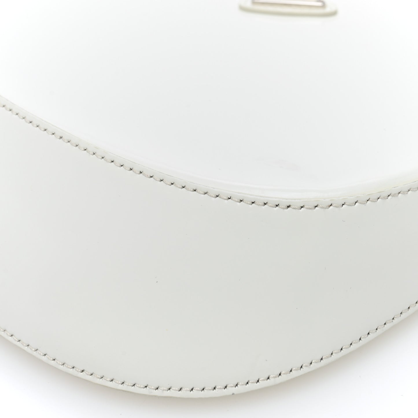 Spazzolato Cleo Shoulder Bag White