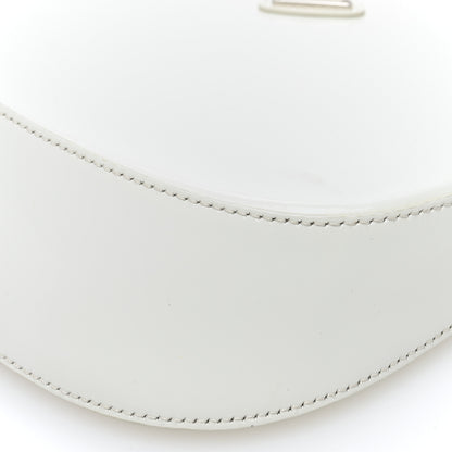 Prada Spazzolato Cleo Shoulder Bag White 9 of 9
