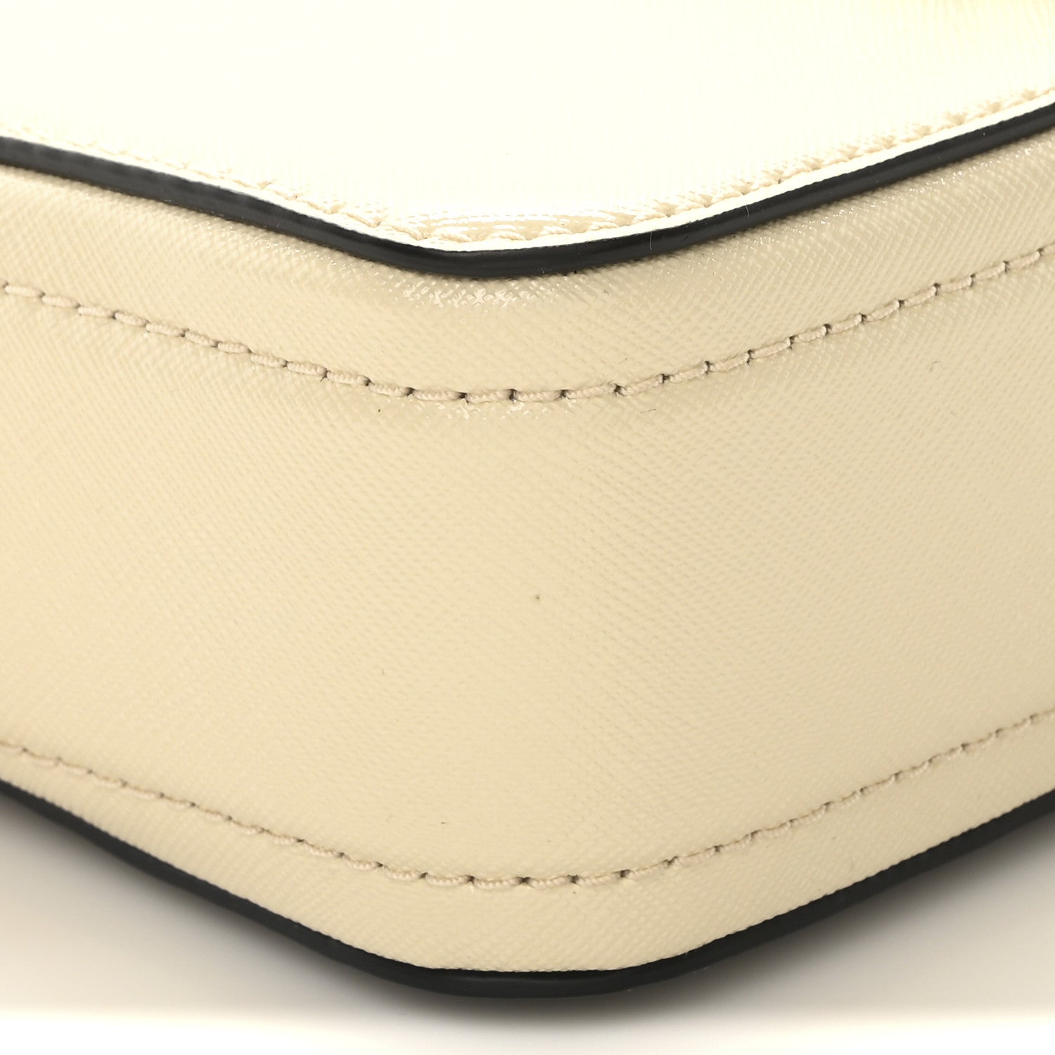 Marc Jacobs Saffiano Small Snapshot Camera Bag New Cloud White Multicolor 8 of 9