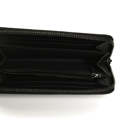 Fendi Vitello Grace FF 1974 Embossed Zip Around Wallet Black 5 of 12