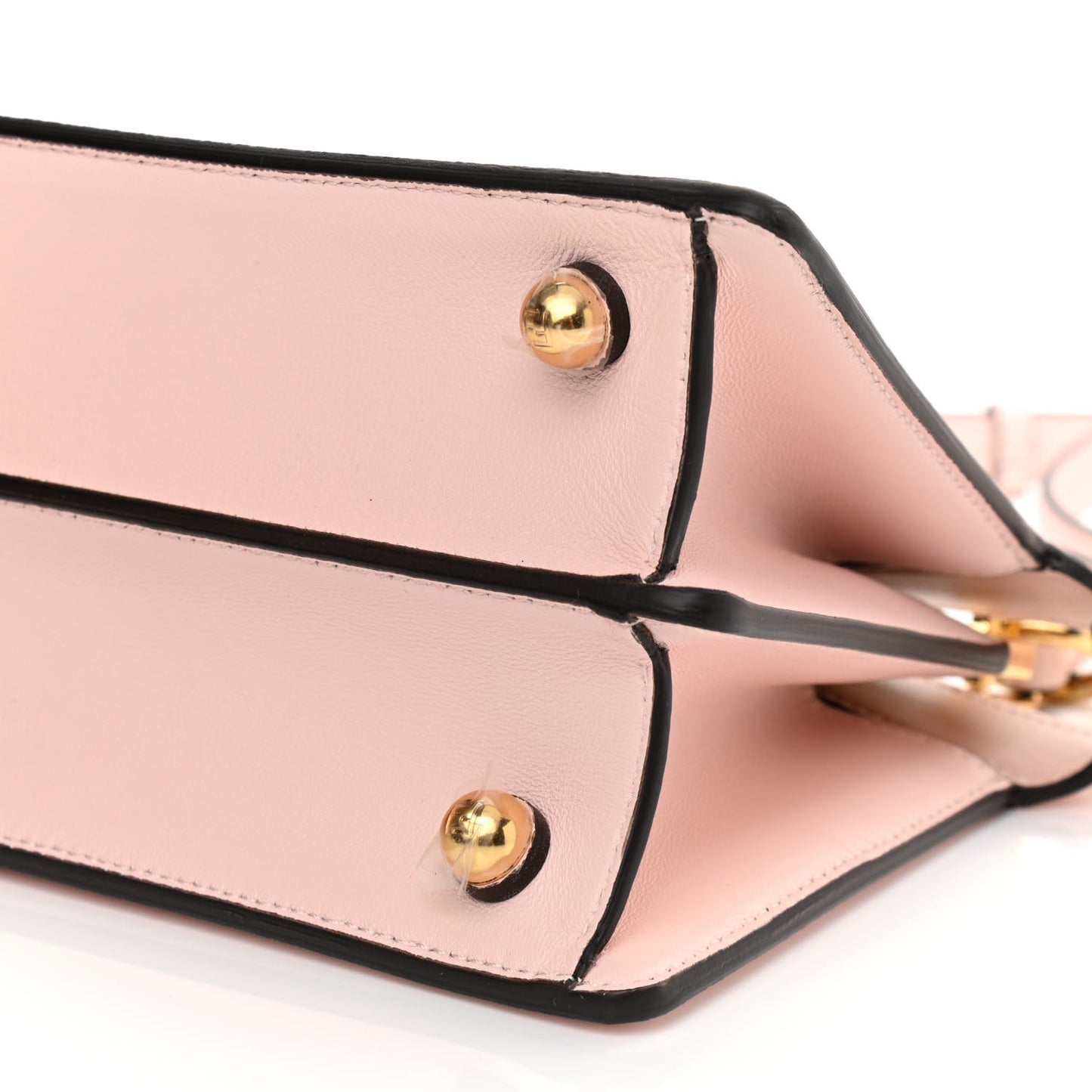 Shiny Nappa Petite Peekaboo I SEE U Satchel Rosa Confetto