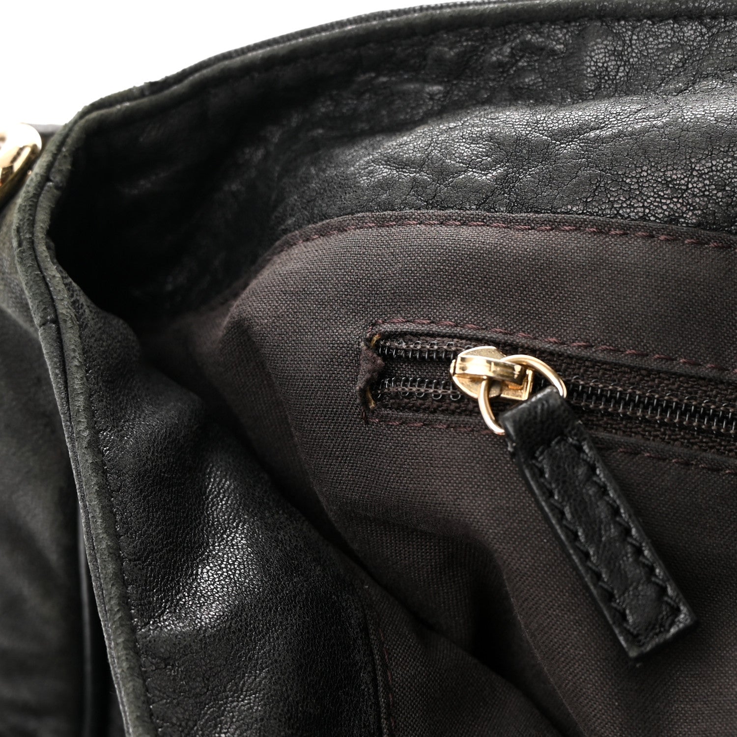 Fendi Crinkled Lambskin Mia Shoulder Flap Black 17 of 17
