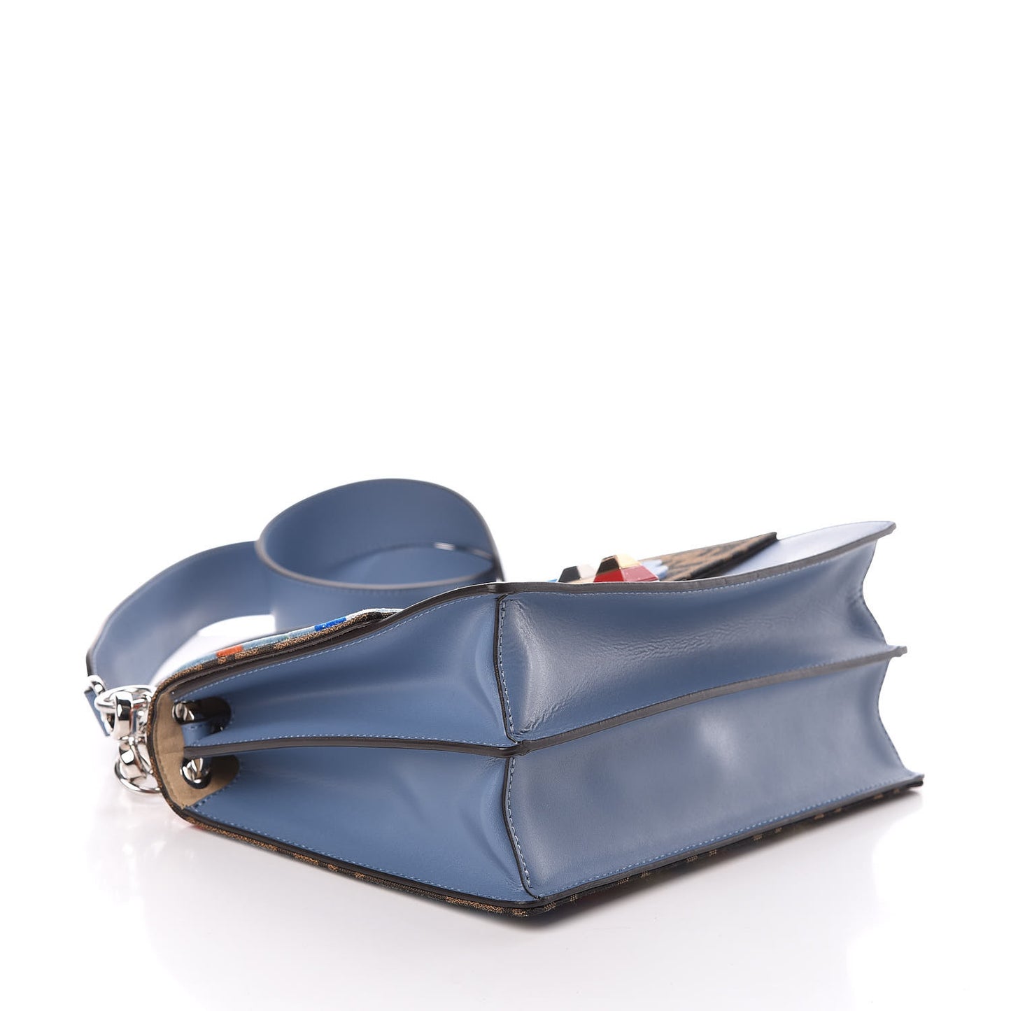 Vitello Liberty Zucca Velvet Floral Floral Kan I Shoulder Bag Ceruleo Multicolor