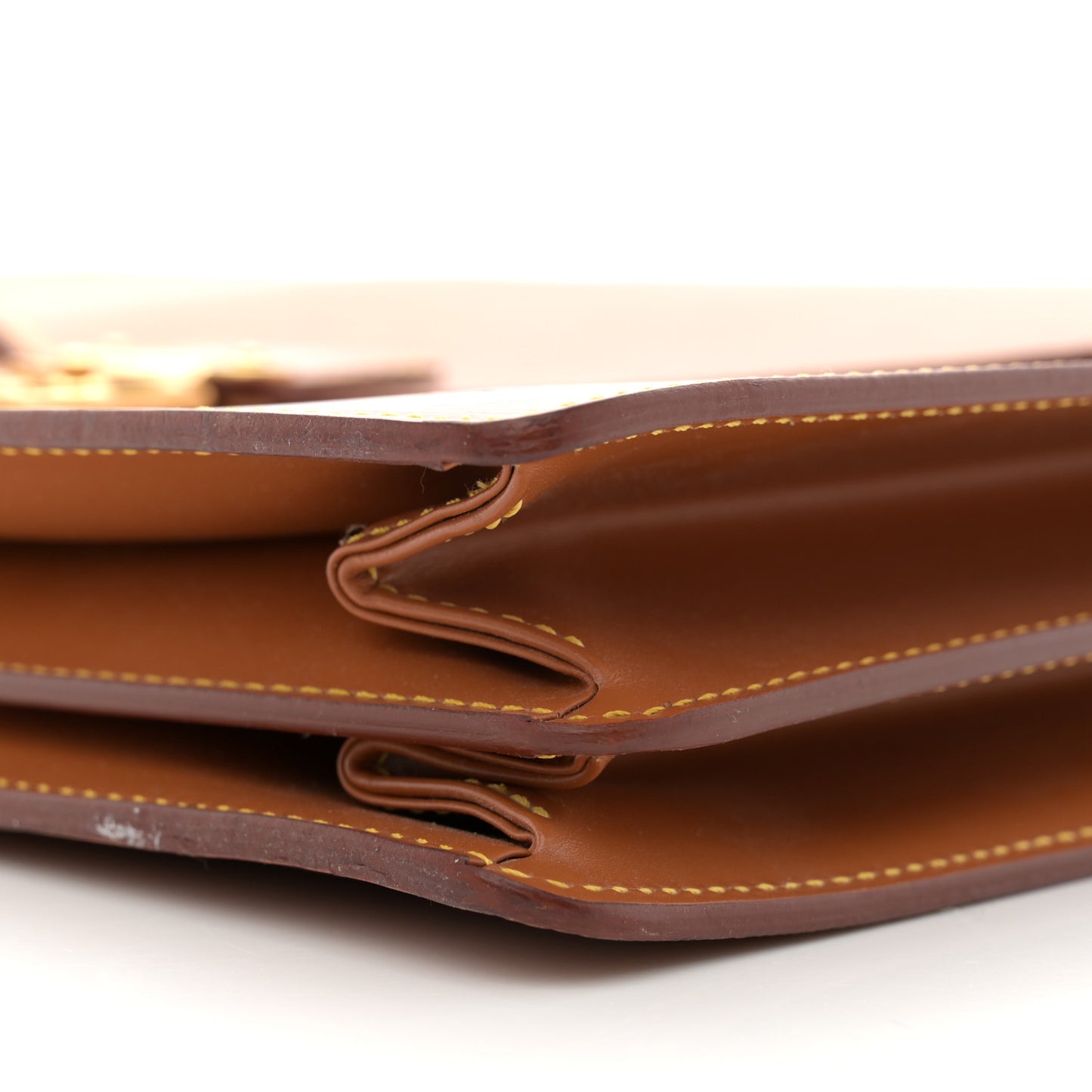 Epi Serviette Ambassadeur Briefcase Gold