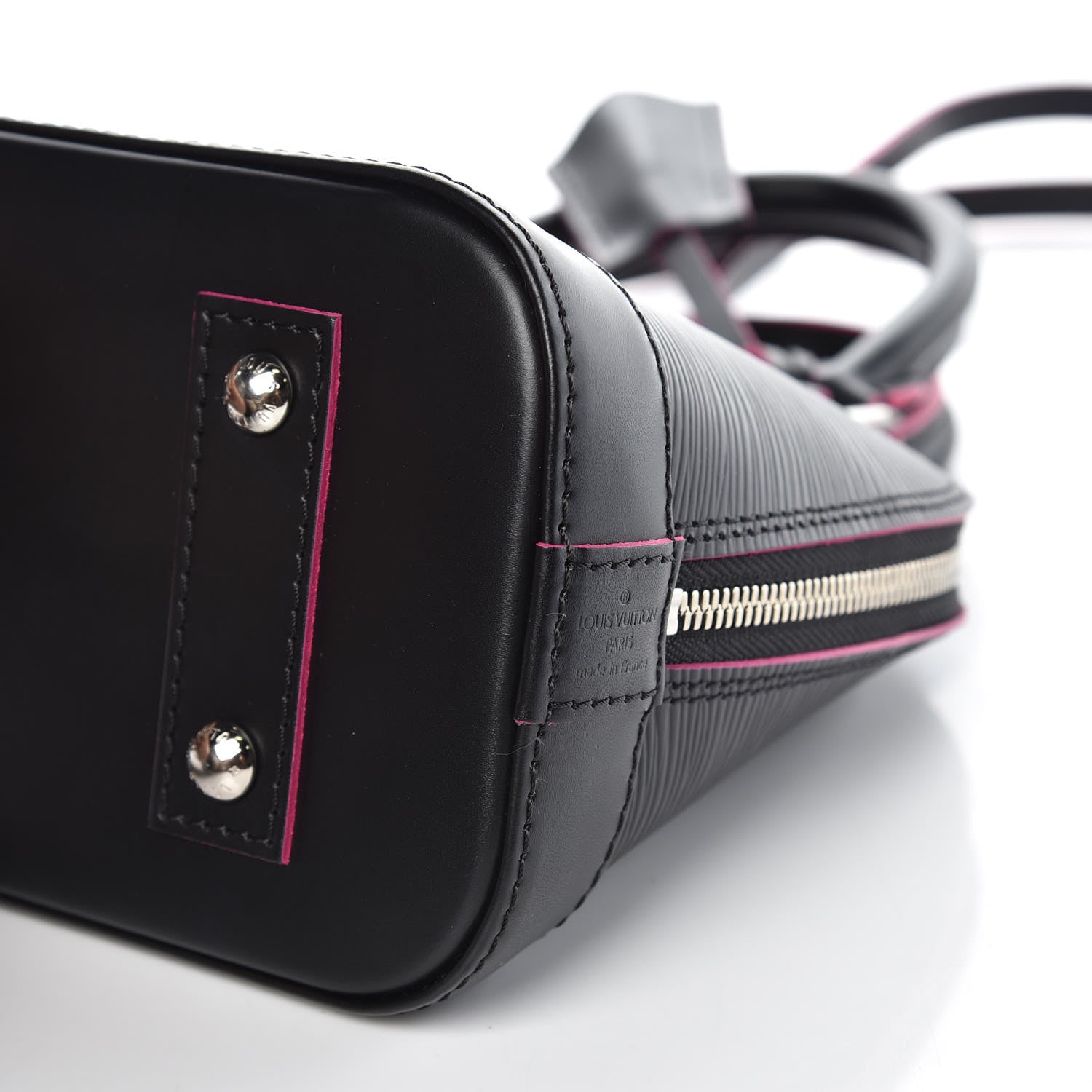 Louis Vuitton Epi Alma BB Black Hot Pink 9 of 9