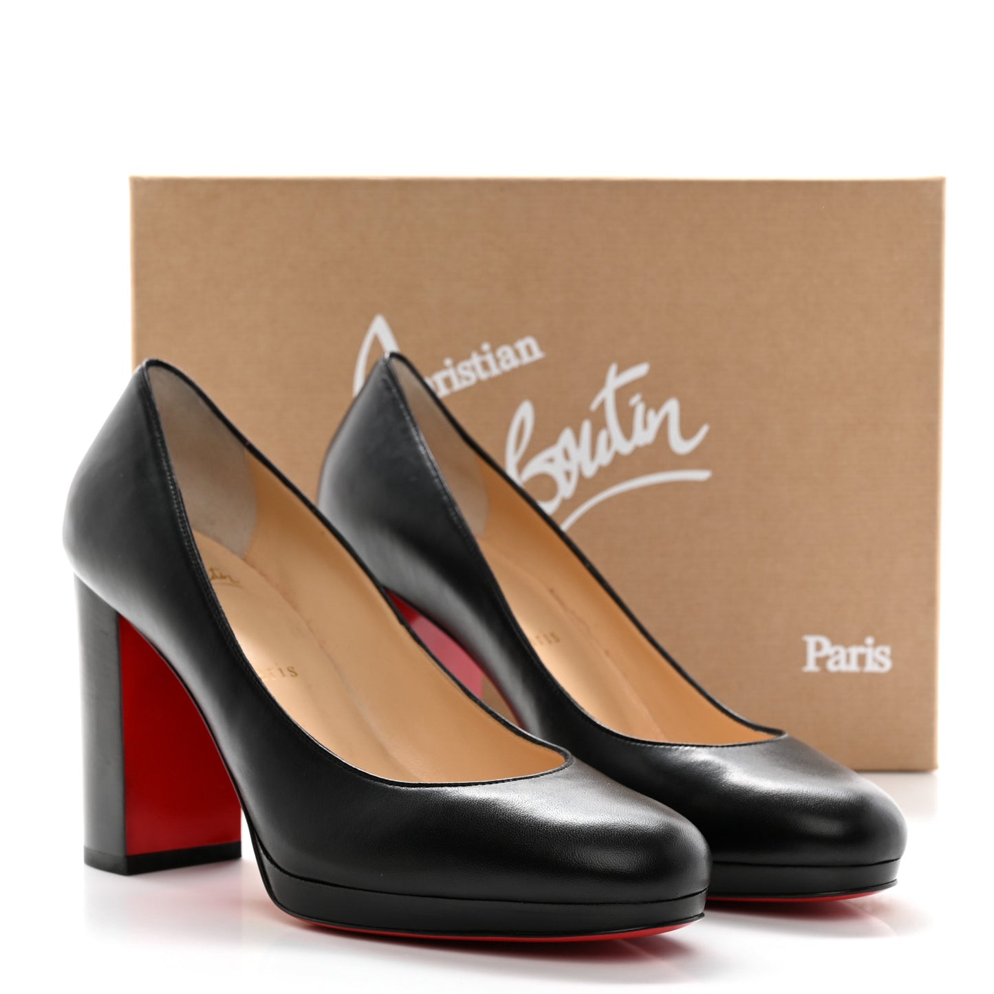 Nappa Kabetts 100 Pumps 38.5 Black Lucido