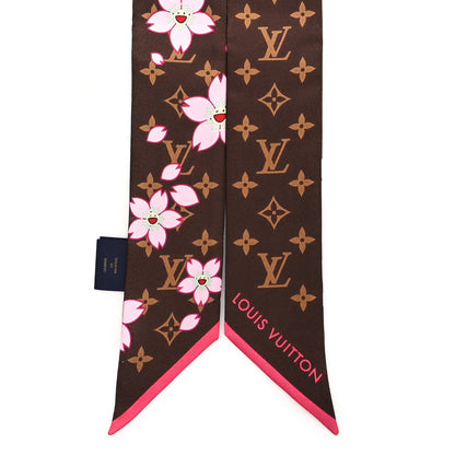 Louis Vuitton LV X TM Silk Monogram Cherry Blossom BB Bandeau Tan 2 of 3