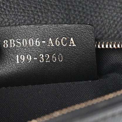 Fendi Vitello Cruise F is Fendi Bi-Color FF 1974 Embossed Medium Envelope Wallet On Chain Black Maya 7 of 10