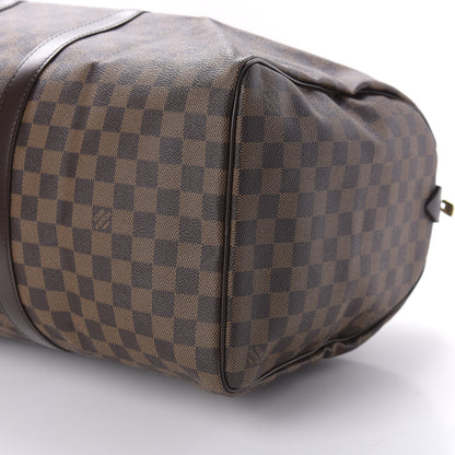 Louis Vuitton Damier Ebene Keepall 50 6 of 9
