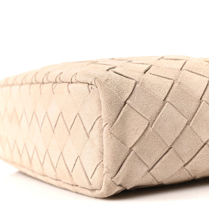 Bottega Veneta Suede Intrecciato Bang Bang Vanity Case Ecru 9 of 9