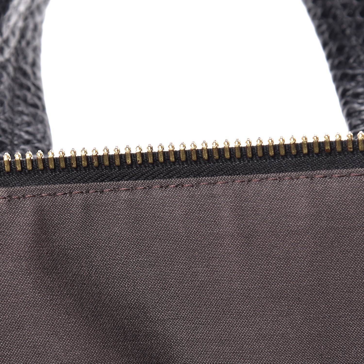 Fendi Pebbled Calfskin Small Chameleon Tote Black 15 of 16