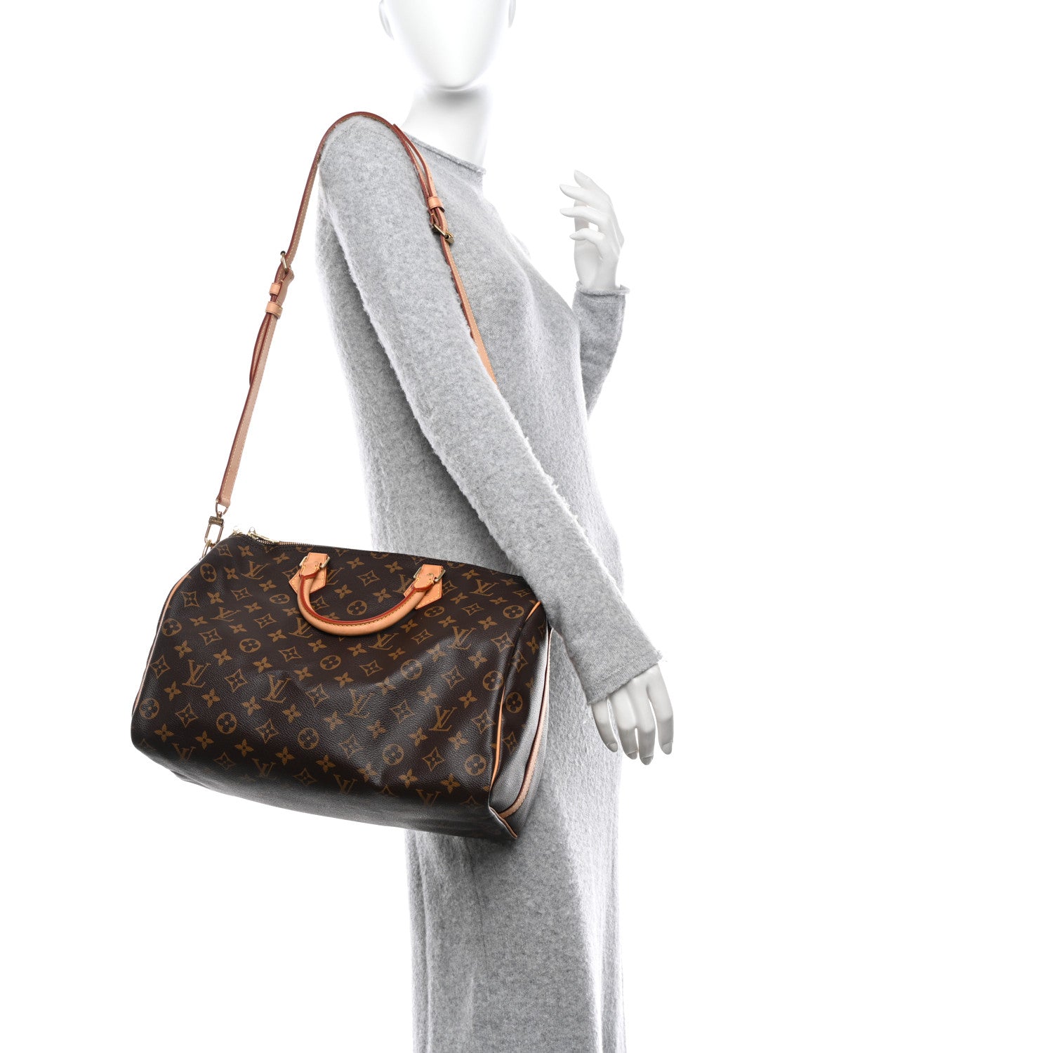 Louis Vuitton Monogram Speedy Bandouliere 35 2 of 12