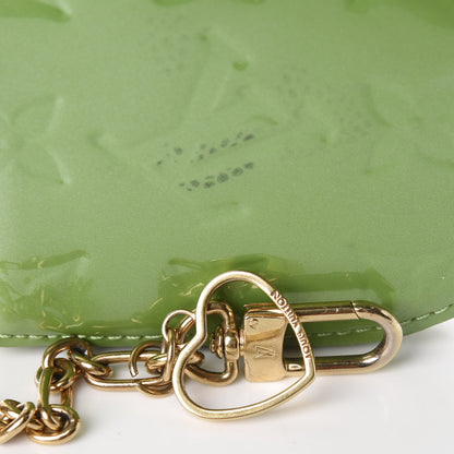 Louis Vuitton Vernis Heart Coin Purse Vert Tonic 6 of 7