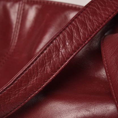 Chanel Calfskin CC Shoulder Bag Red 15 of 18