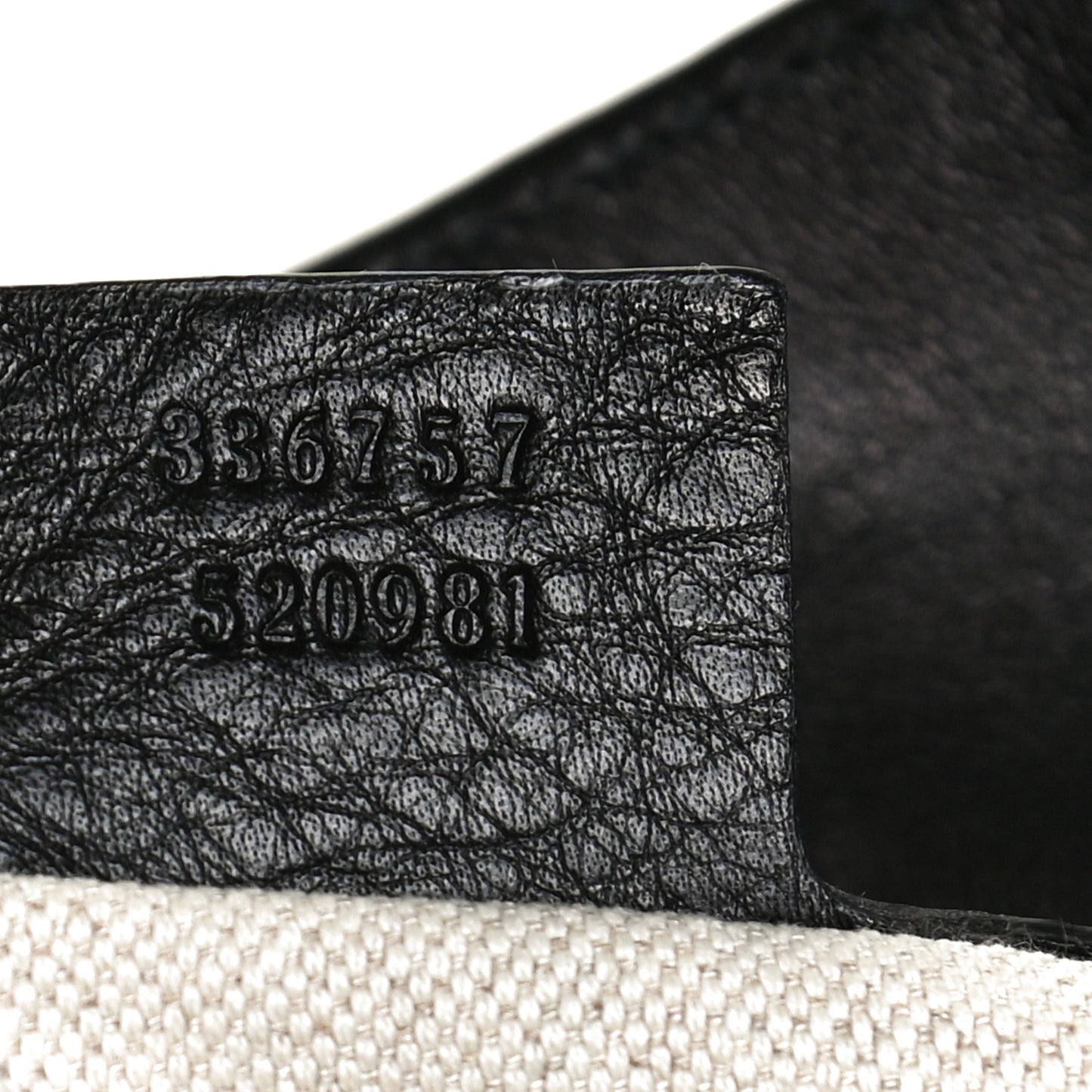 Guccissima Emily Chain Shoulder Bag Black