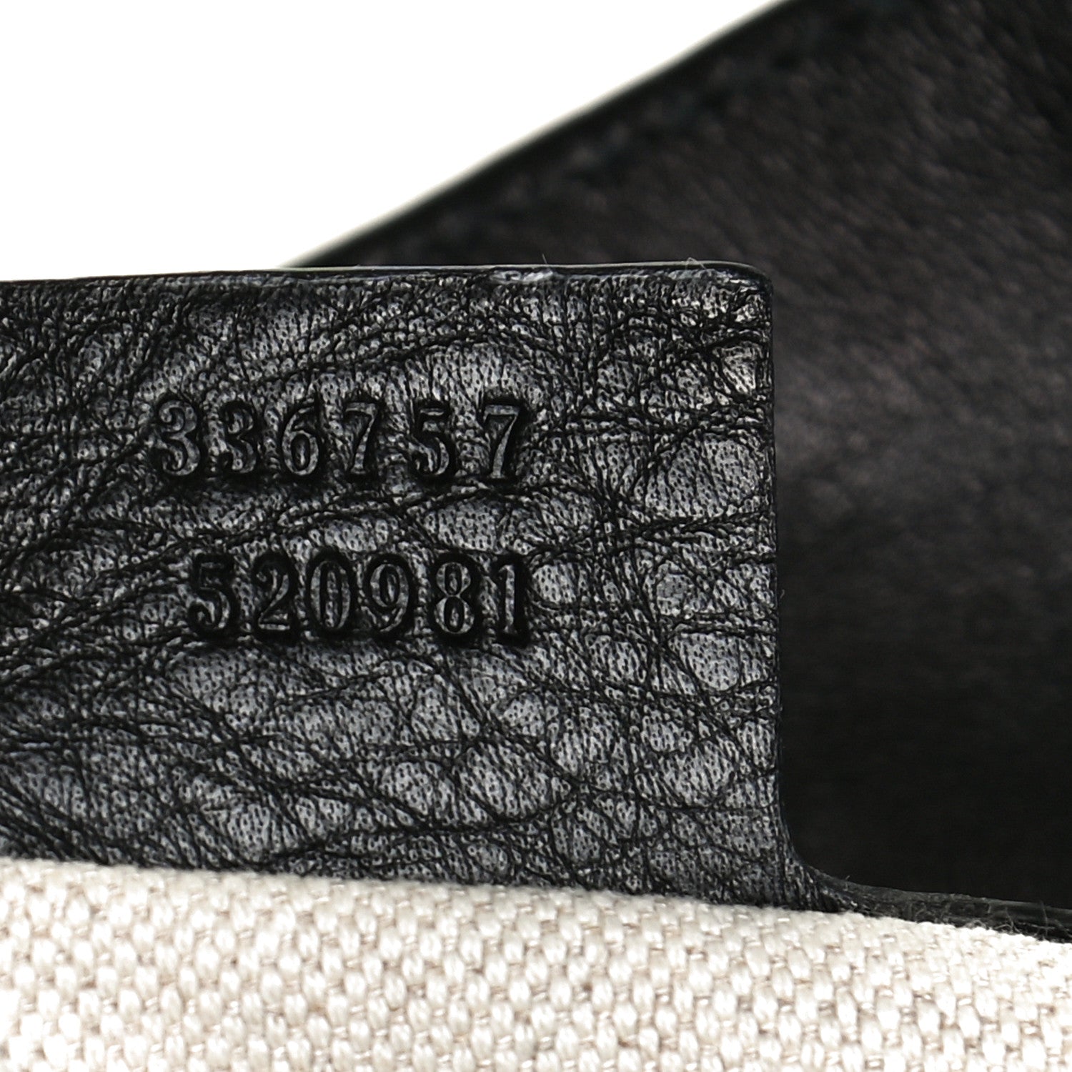 Gucci Guccissima Emily Chain Shoulder Bag Black 8 of 16