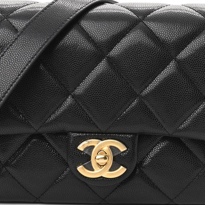 Chanel Caviar Quilted Small Twist Your Buttons Flap Black 8 of 11