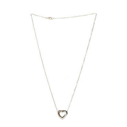 Cartier 18K Pink Yellow White Gold Diamond Trinity Heart Pendant Necklace 4 of 7
