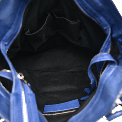 Balenciaga Agneau Giant 12 Silver Hardware Velo Bleu Glacier 6 of 21