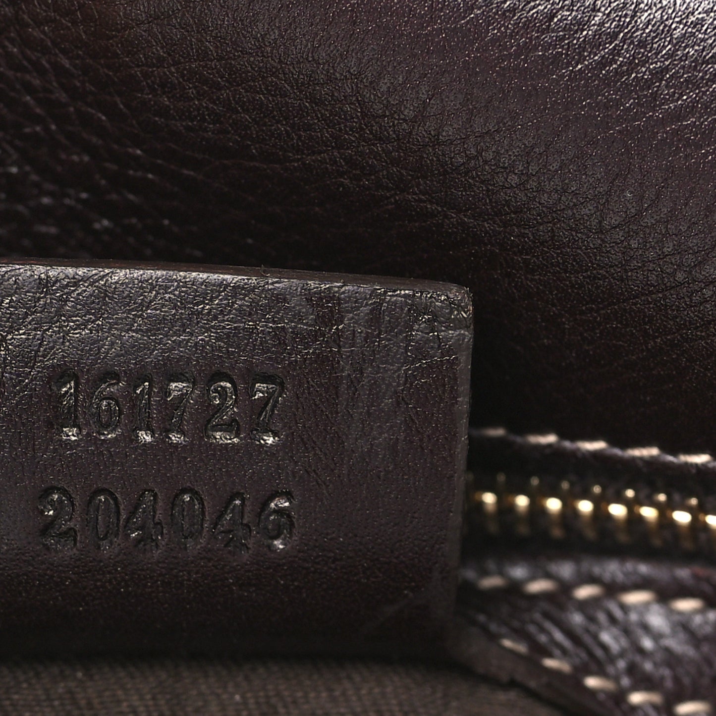 Calfskin Web Small Britt Shoulder Bag Brown