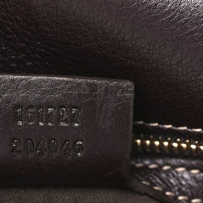 Gucci Calfskin Web Small Britt Shoulder Bag Brown 7 of 9