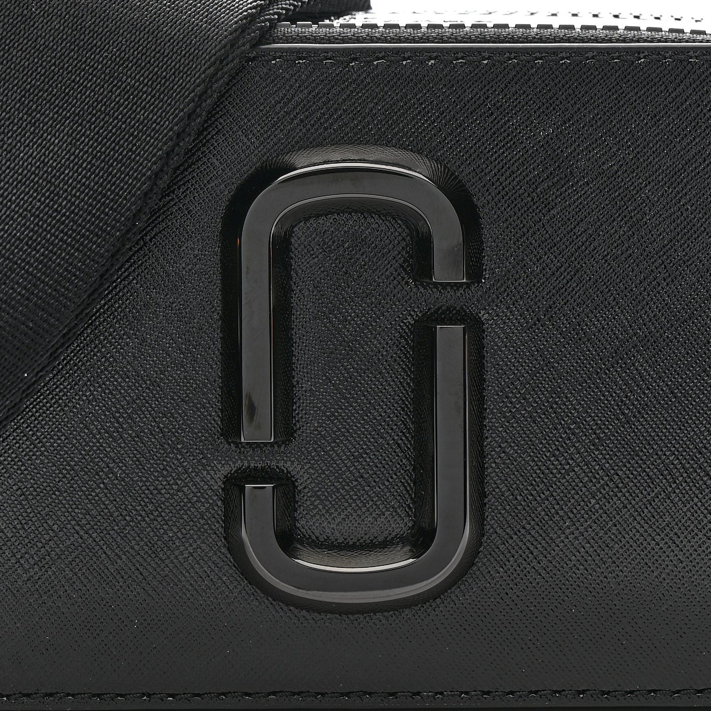 Saffiano Snapshot Camera Bag Black