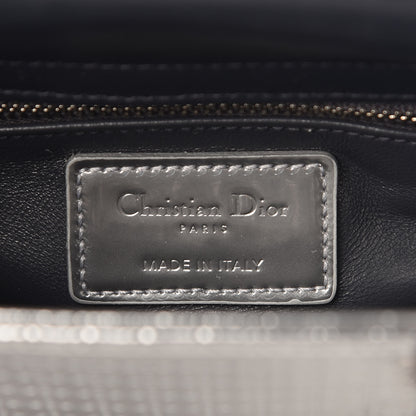 Christian Dior Metallic Patent Micro-Cannage Mini Lady Dior Silver 6 of 6