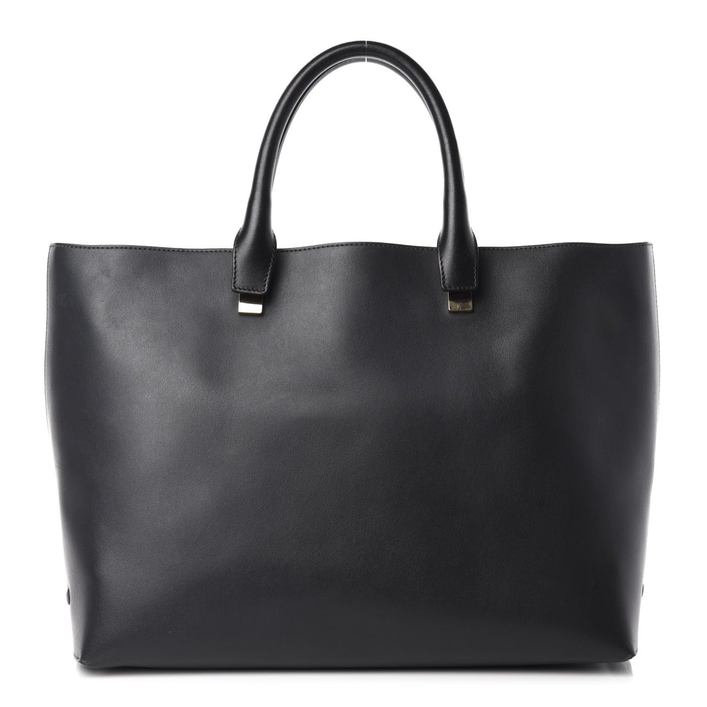 Smooth Calfskin Medium Baylee Two Tone Tote Marshmallow Grey Black