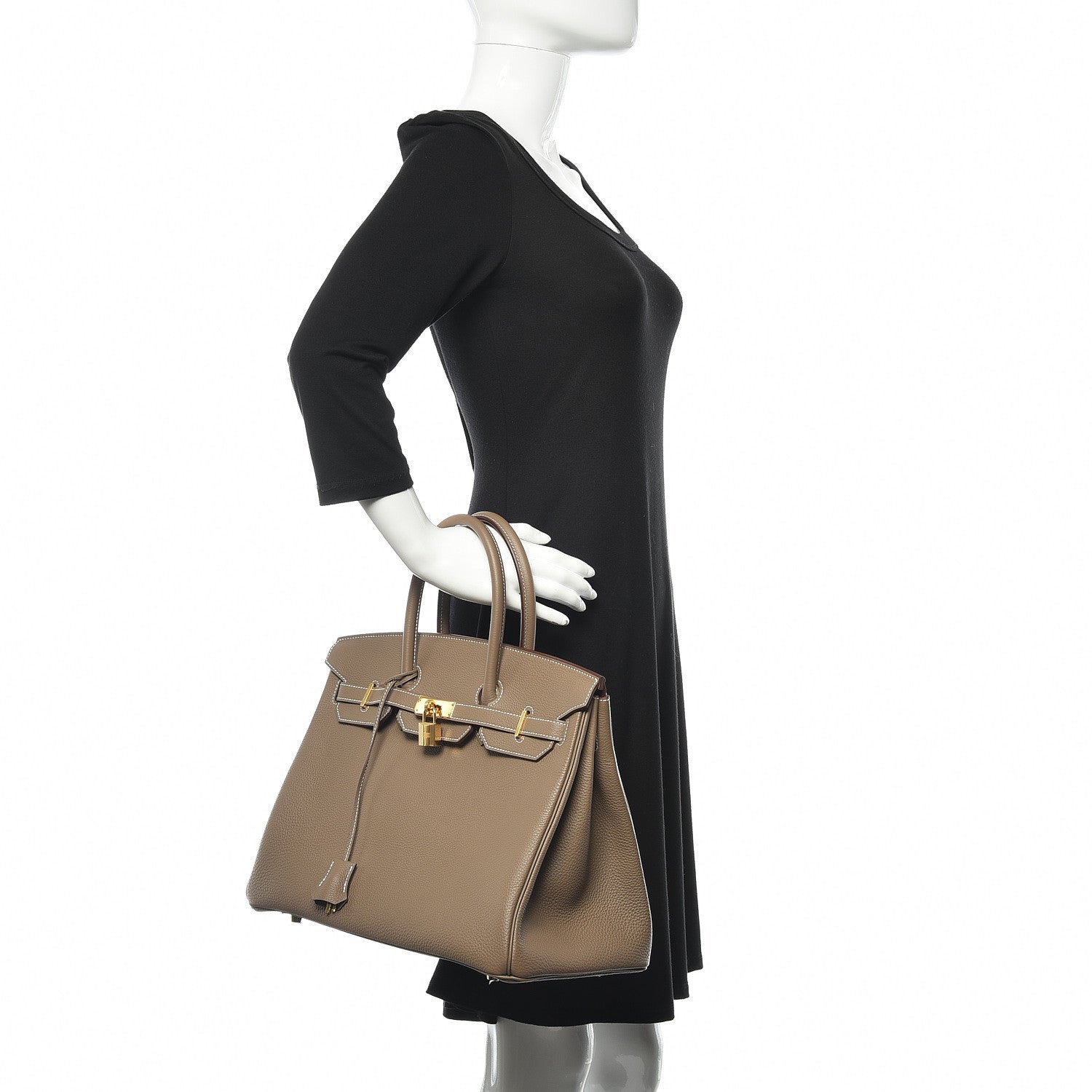 Hermes Togo Birkin 35 Etoupe 2 of 34