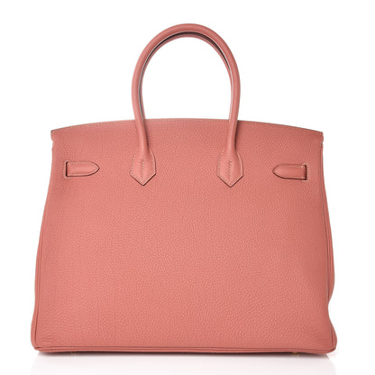 Hermes Togo Birkin 35 Rose Thé 4 of 34
