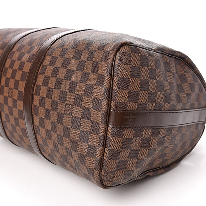 Louis Vuitton Damier Ebene Keepall Bandouliere 45 6 of 12