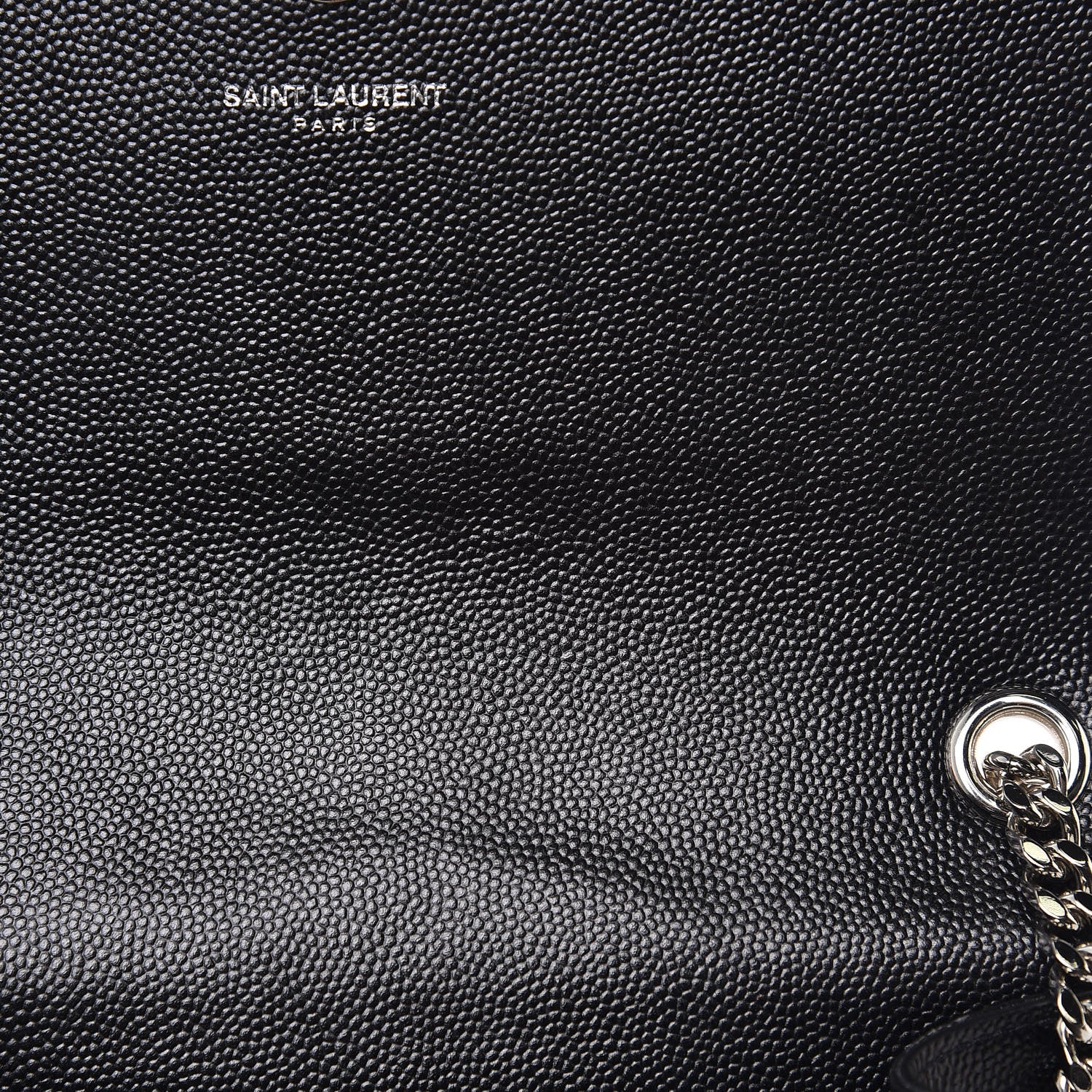 Saint Laurent Grain De Poudre Small Monogram Kate Satchel Black 8 of 10