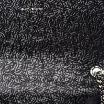 Saint Laurent Grain De Poudre Small Monogram Kate Satchel Black 8 of 10