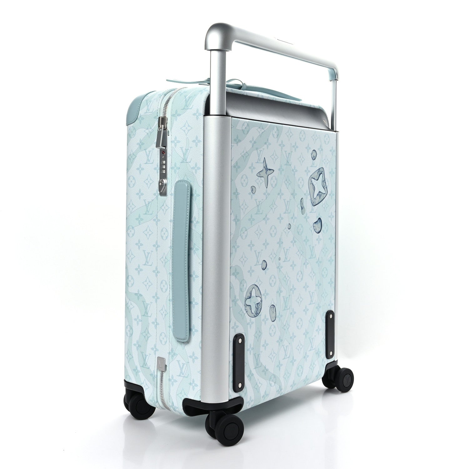 Louis Vuitton Monogram Waterdrops Horizon 55 Crystal Blue 3 of 8