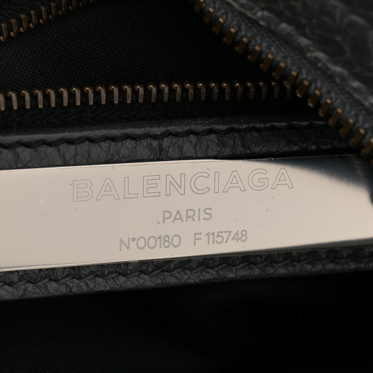 Balenciaga Agneau Classic Hardware City Gris Fossile 7 of 13