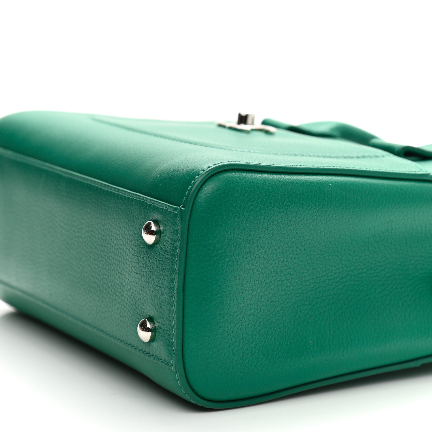Chanel Grained Calfskin Mini Neo Executive Shopper Tote Green 10 of 11