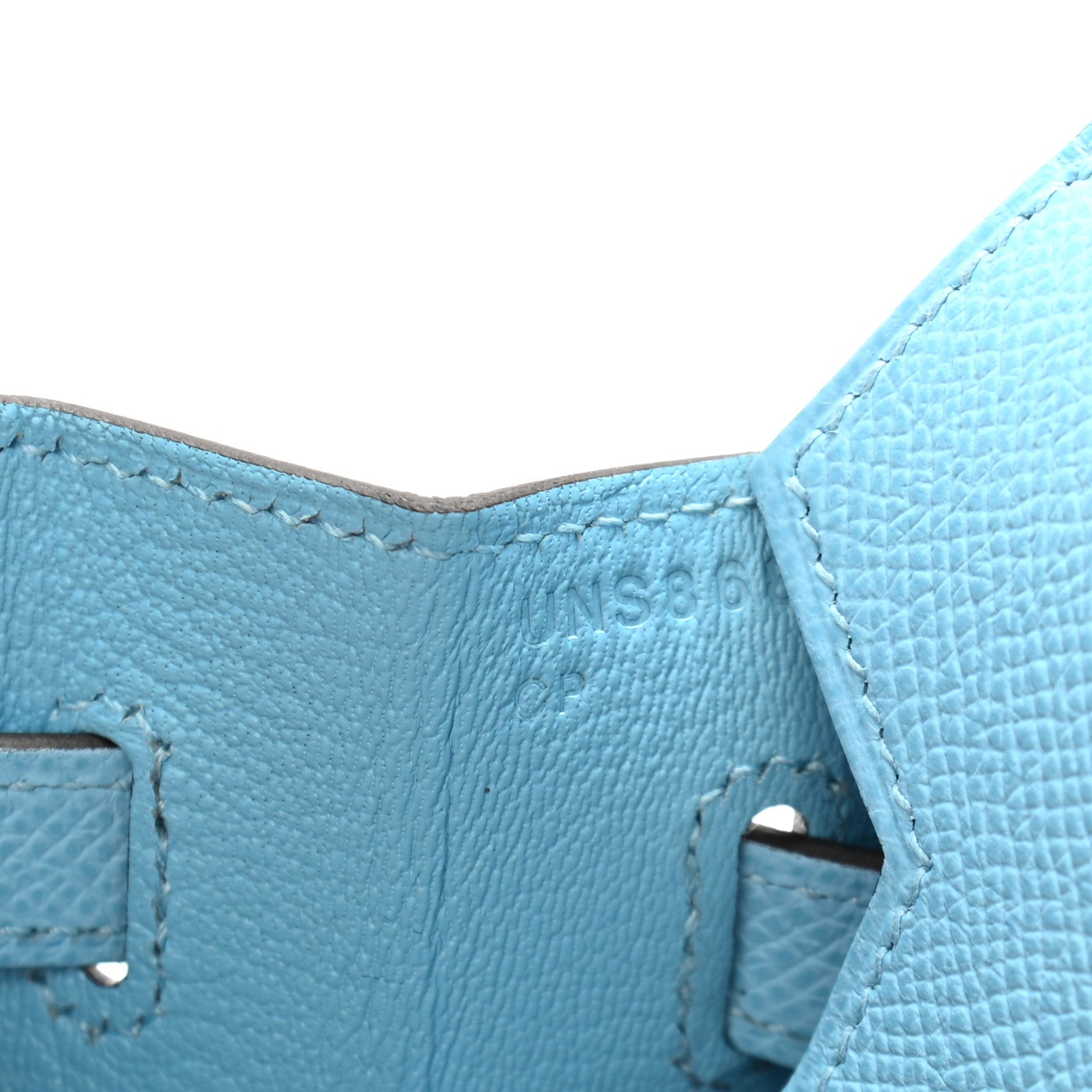 Hermes Epsom Birkin Sellier 25 Celeste 6 of 10